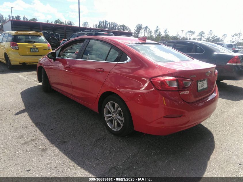 2019 CHEVROLET CRUZE LT - 1G1BE5SM0K7119919
