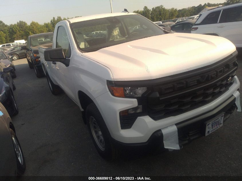 2023 CHEVROLET SILVERADO 1500 WORK TRUCK - 3GCNDAEK5PG226809