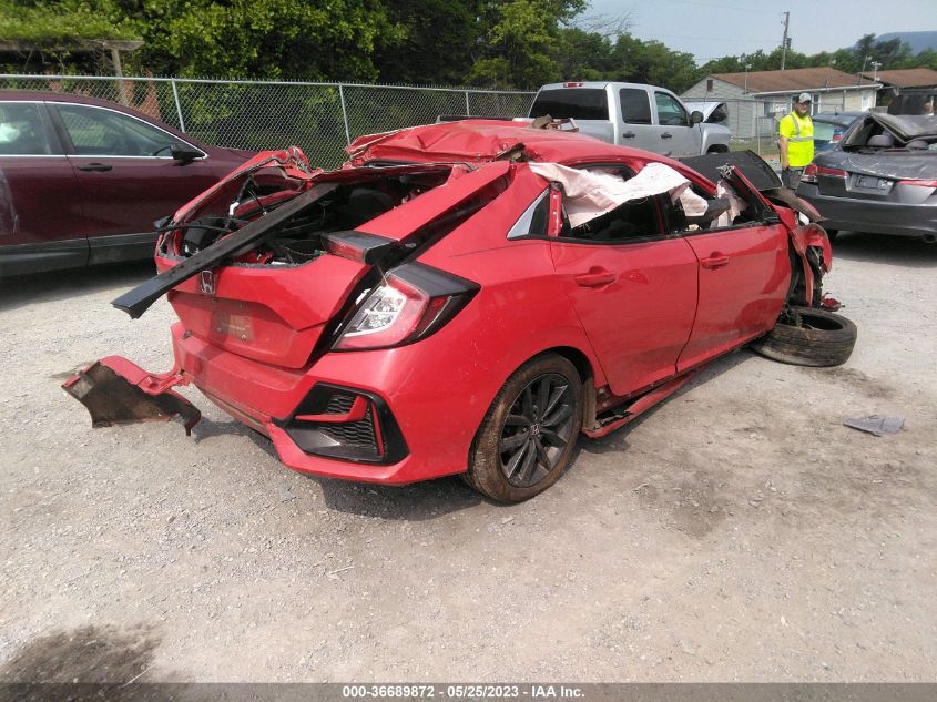 2021 HONDA CIVIC HATCHBACK EX - SHHFK7H66MU203535