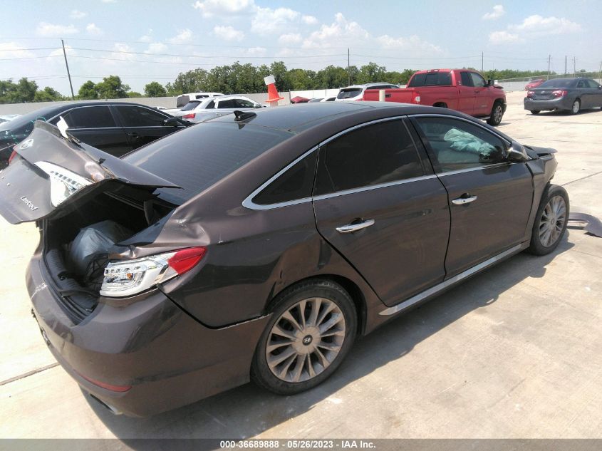 2015 HYUNDAI SONATA 2.4L LIMITED - 5NPE34AF1FH102619