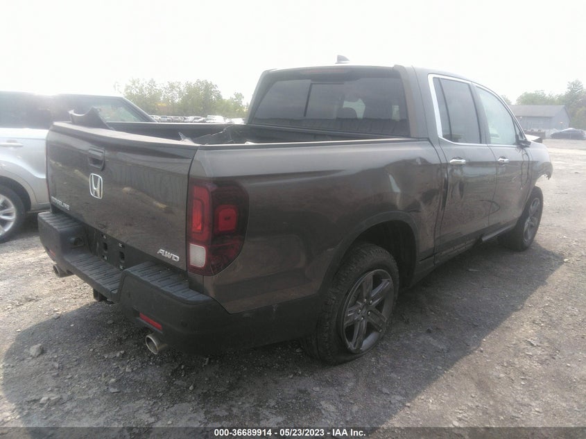 VIN 5FPYK3F70MB023800 2021 HONDA RIDGELINE RTL-E