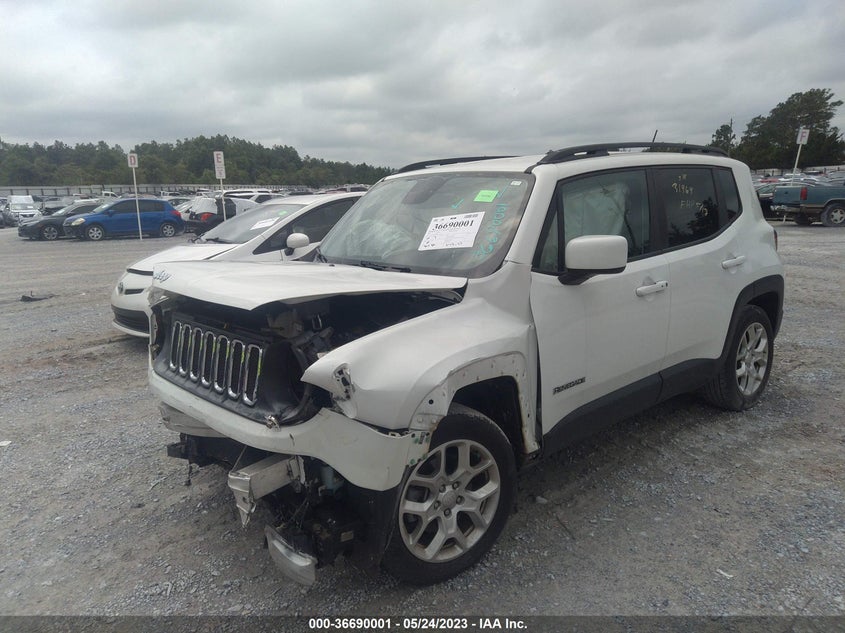 VIN ZACCJABB8HPE87386 2017 JEEP RENEGADE LATITUDE
