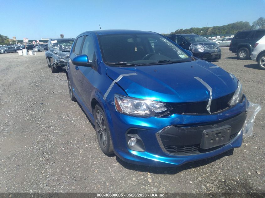 2017 CHEVROLET SONIC LT - 1G1JD6SG6H4131405