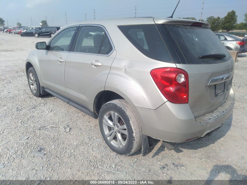 2013 CHEVROLET EQUINOX LS - 2GNALBEK9D6246194