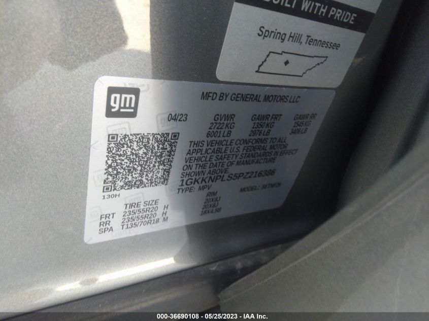 2023 GMC ACADIA DENALI - 1GKKNPLS5PZ216386
