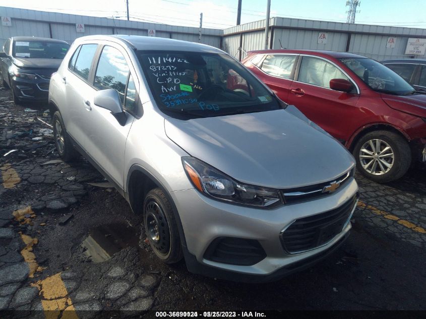 2017 CHEVROLET TRAX LS - 3GNCJNSB3HL191165