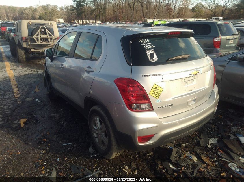 2017 CHEVROLET TRAX LS - 3GNCJNSB3HL191165