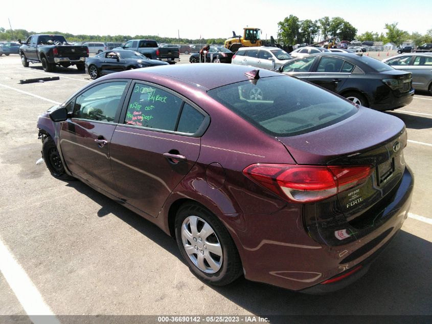 2017 KIA FORTE LX - 3KPFK4A78HE033368