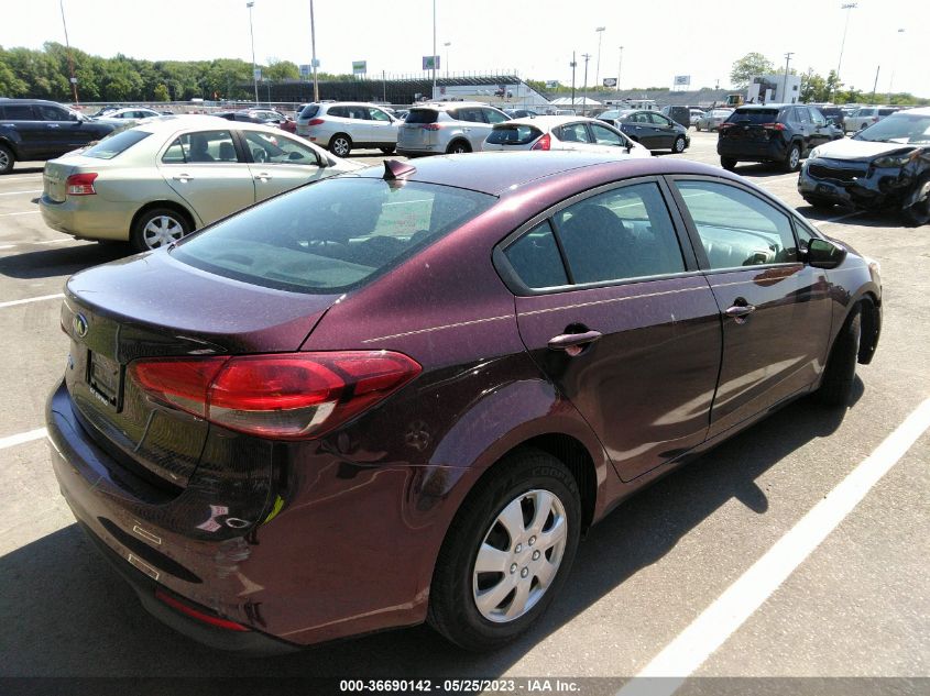 2017 KIA FORTE LX - 3KPFK4A78HE033368