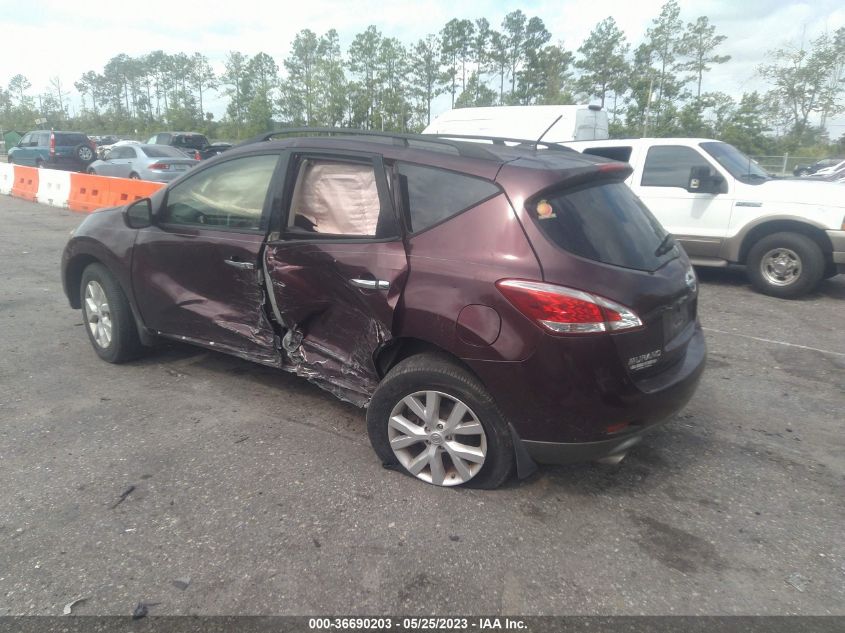 2013 NISSAN MURANO SV - JN8AZ1MW2DW308311