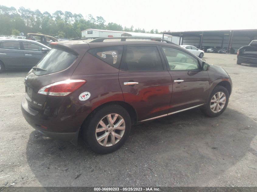 2013 NISSAN MURANO SV - JN8AZ1MW2DW308311