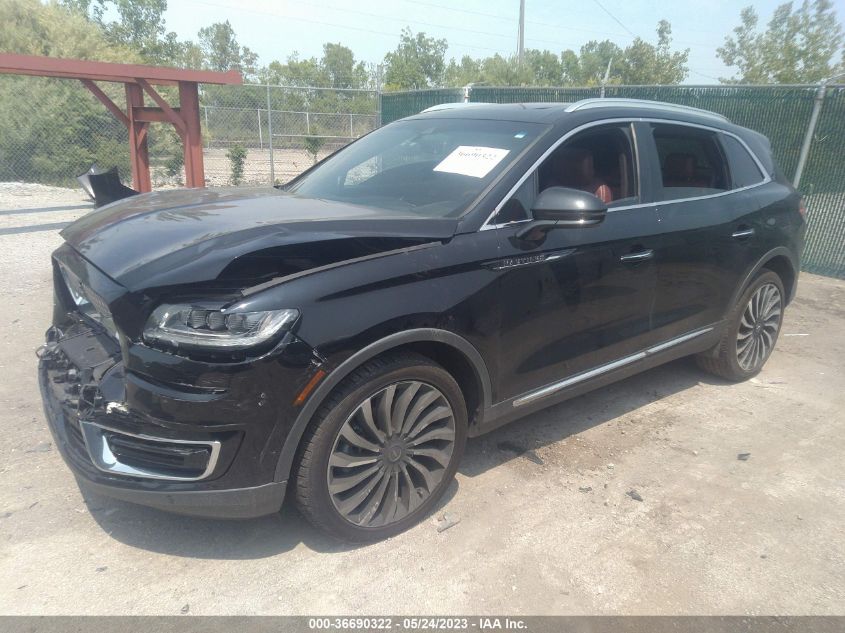 2019 LINCOLN NAUTILUS BLACK LABEL - 2LMPJ9JP6KBL41352