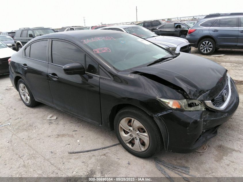 2014 HONDA CIVIC SEDAN LX - 19XFB2F58EE040568