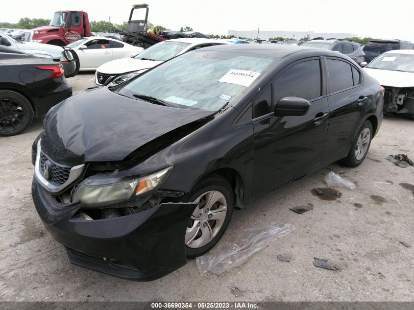 2014 HONDA CIVIC SEDAN LX - 19XFB2F58EE040568