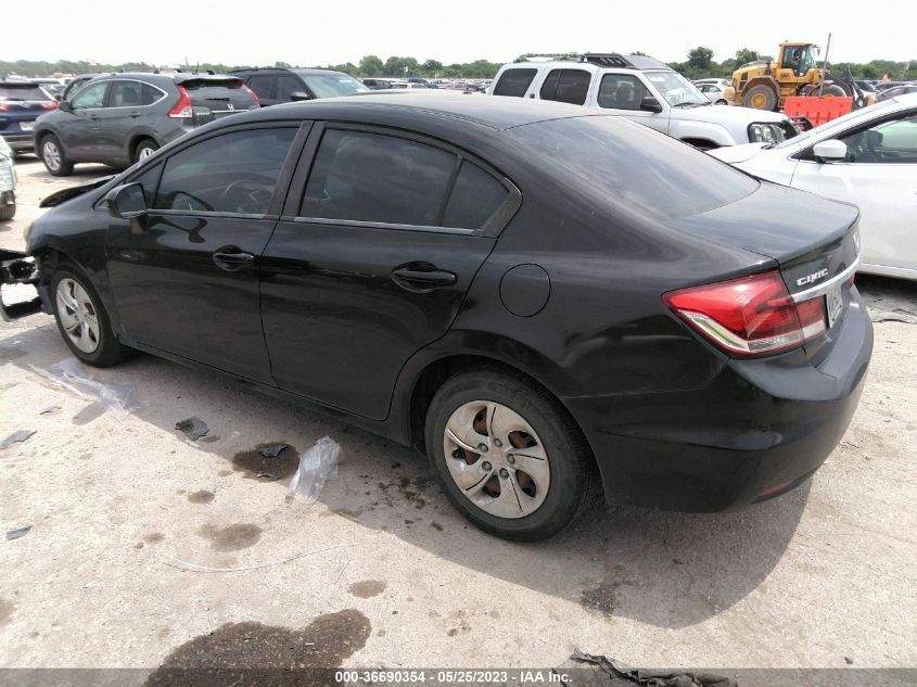 2014 HONDA CIVIC SEDAN LX - 19XFB2F58EE040568