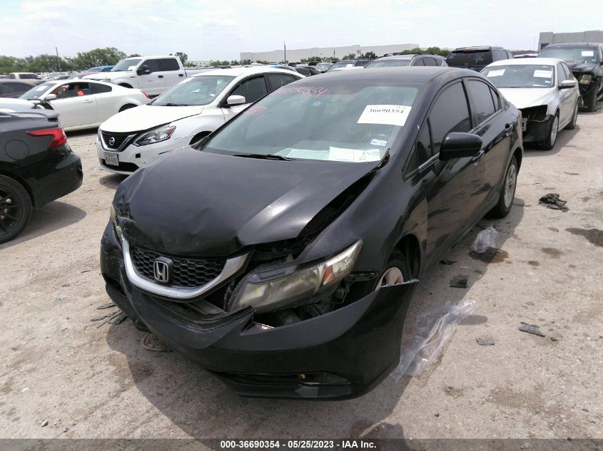 2014 HONDA CIVIC SEDAN LX - 19XFB2F58EE040568