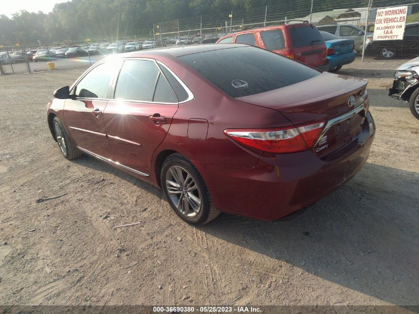 2017 TOYOTA CAMRY XLE/SE/LE/XSE - 4T1BF1FK4HU640525