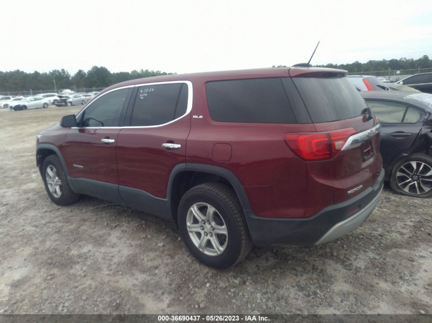 2017 GMC ACADIA SLE - 1GKKNKLA9HZ157015