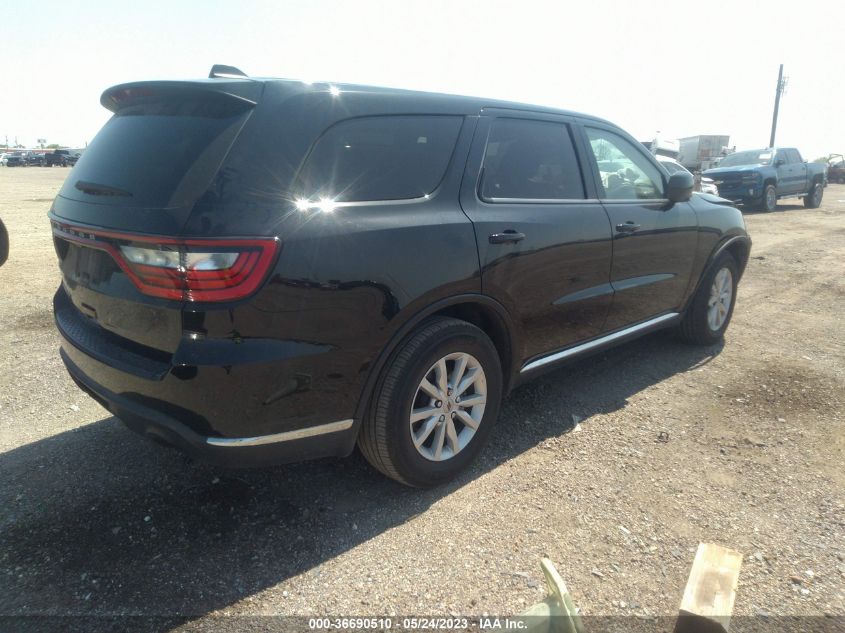 2021 DODGE DURANGO SXT - 1C4RDHAGXMC740407