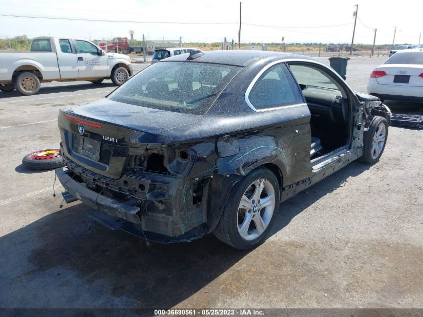 2013 BMW 1 SERIES 128I WBAUP7C52DVP25389