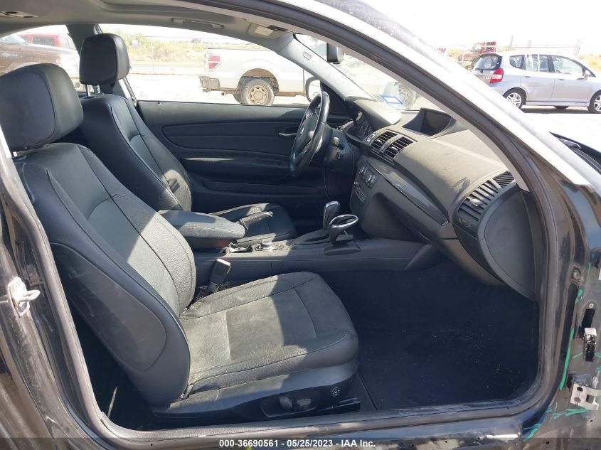 2013 BMW 1 SERIES 128I WBAUP7C52DVP25389