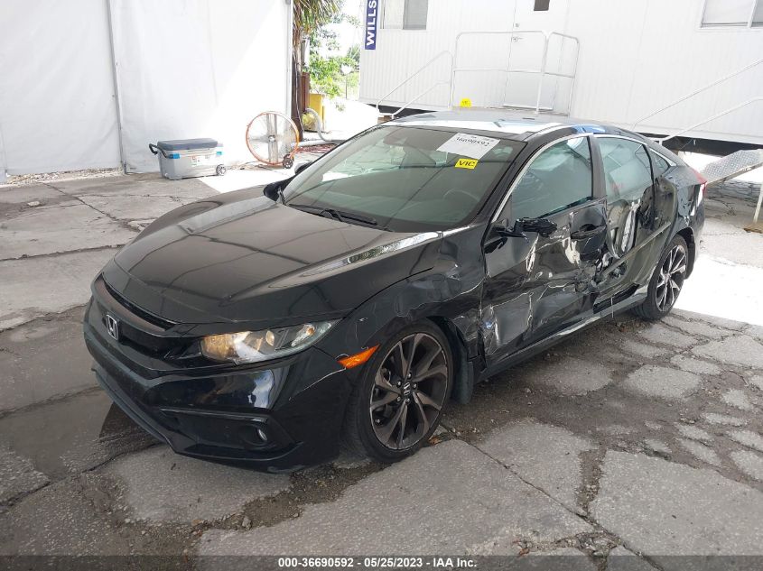 2020 HONDA CIVIC SEDAN SPORT - 19XFC2F8XLE023453