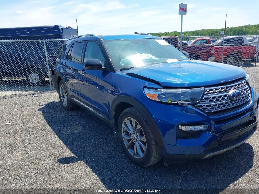 2022 FORD EXPLORER LIMITED - 1FMSK8FH6NGB16621