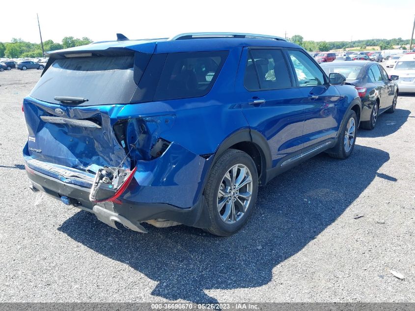 2022 FORD EXPLORER LIMITED - 1FMSK8FH6NGB16621