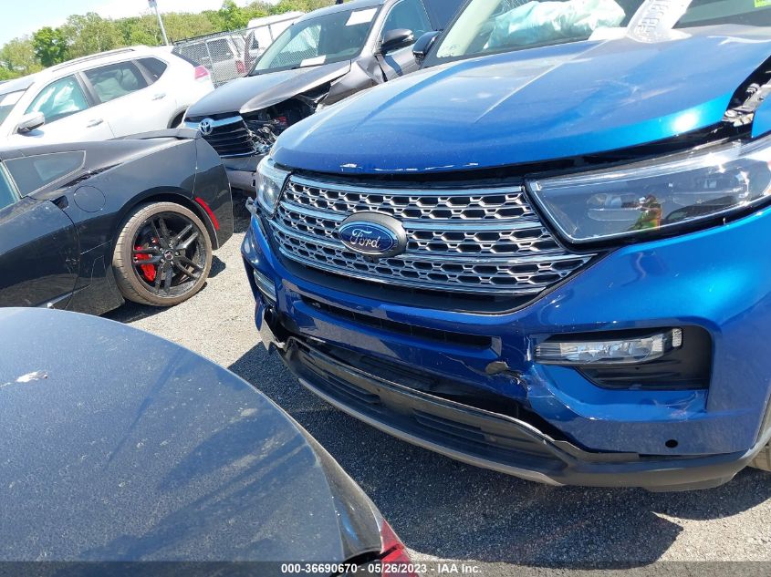2022 FORD EXPLORER LIMITED - 1FMSK8FH6NGB16621