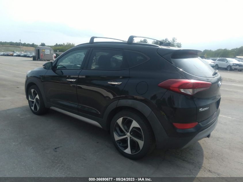 2017 HYUNDAI TUCSON LIMITED - KM8J3CA29HU343337