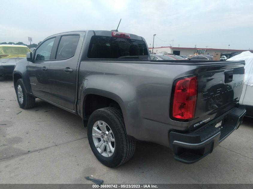2021 CHEVROLET COLORADO 2WD LT - 1GCGSCEN0M1273017