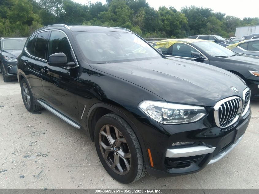 2021 BMW X3 XDRIVE30I - 5UXTY5C09M9F13247