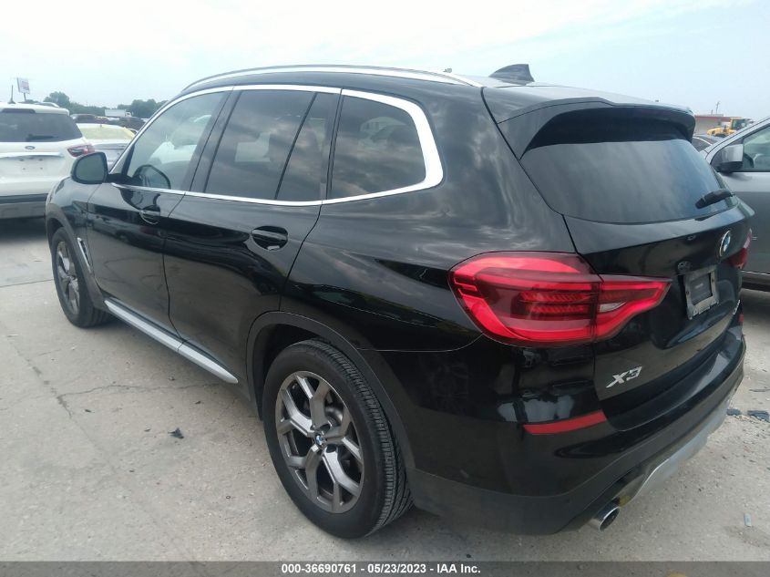 2021 BMW X3 XDRIVE30I - 5UXTY5C09M9F13247