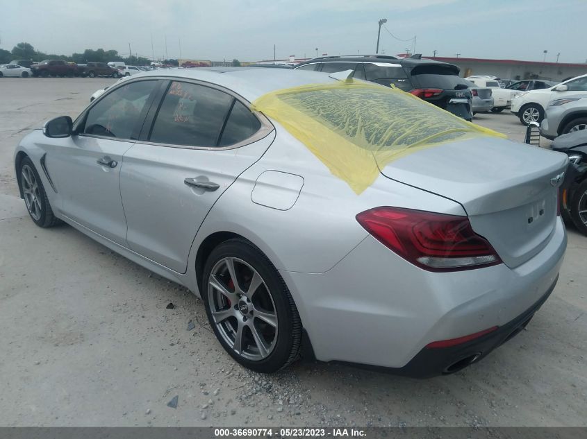 2019 GENESIS G70 3.3T ADVANCED - KMTG34LE9KU019292