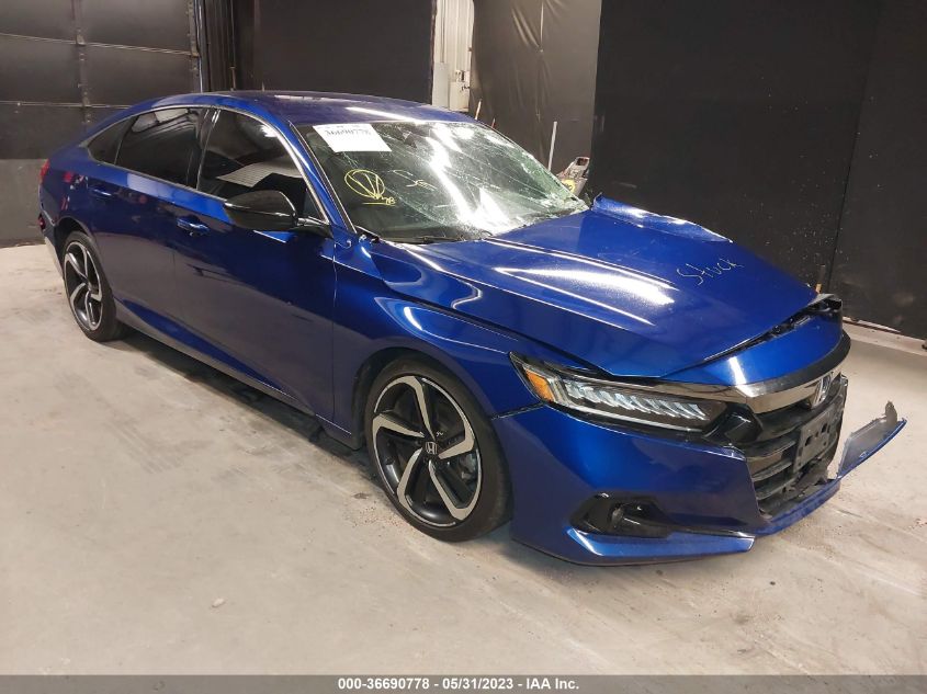 2021 HONDA ACCORD SEDAN SPORT SE - 1HGCV1F42MA040113