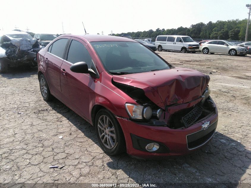 2013 CHEVROLET SONIC LT - 1G1JC5SH3D4147562