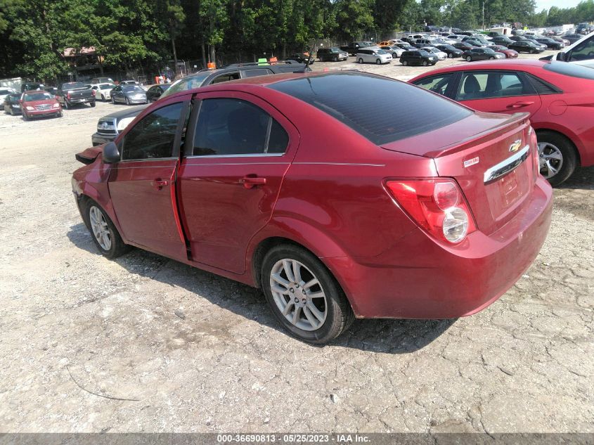 2013 CHEVROLET SONIC LT - 1G1JC5SH3D4147562