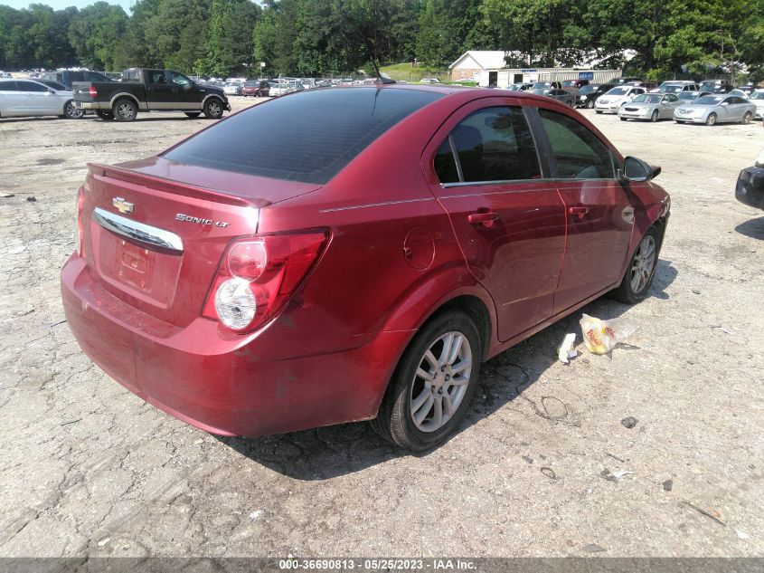 2013 CHEVROLET SONIC LT - 1G1JC5SH3D4147562