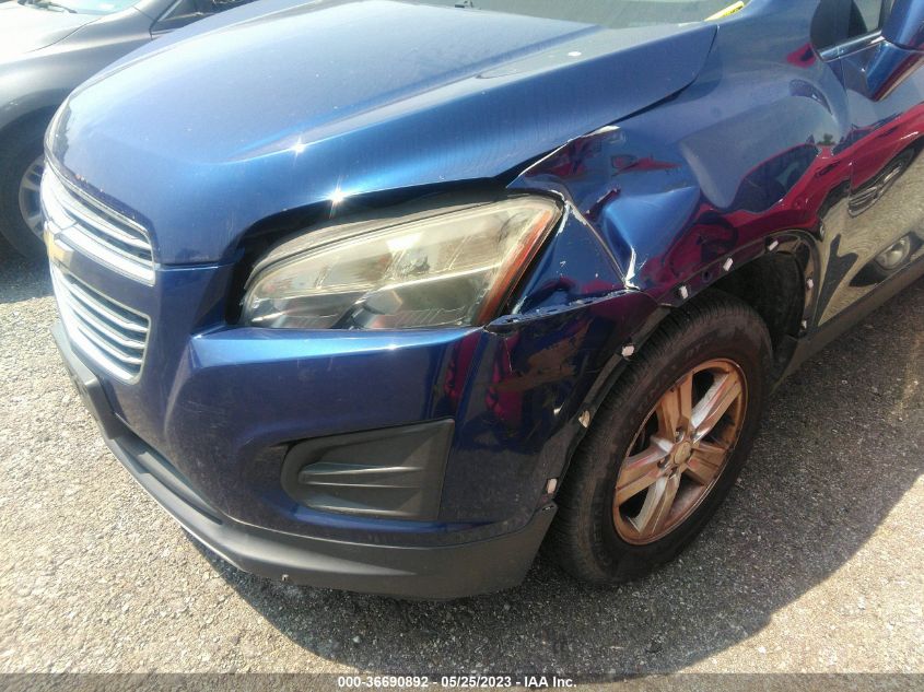 2015 CHEVROLET TRAX LT - 3GNCJRSB2FL206470