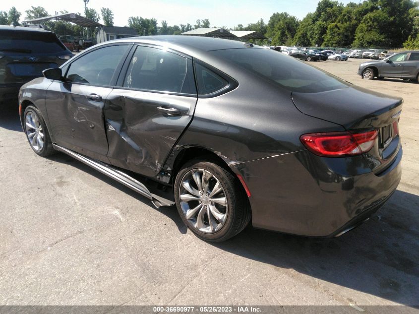 2015 CHRYSLER 200 S - 1C3CCCBB0FN629116