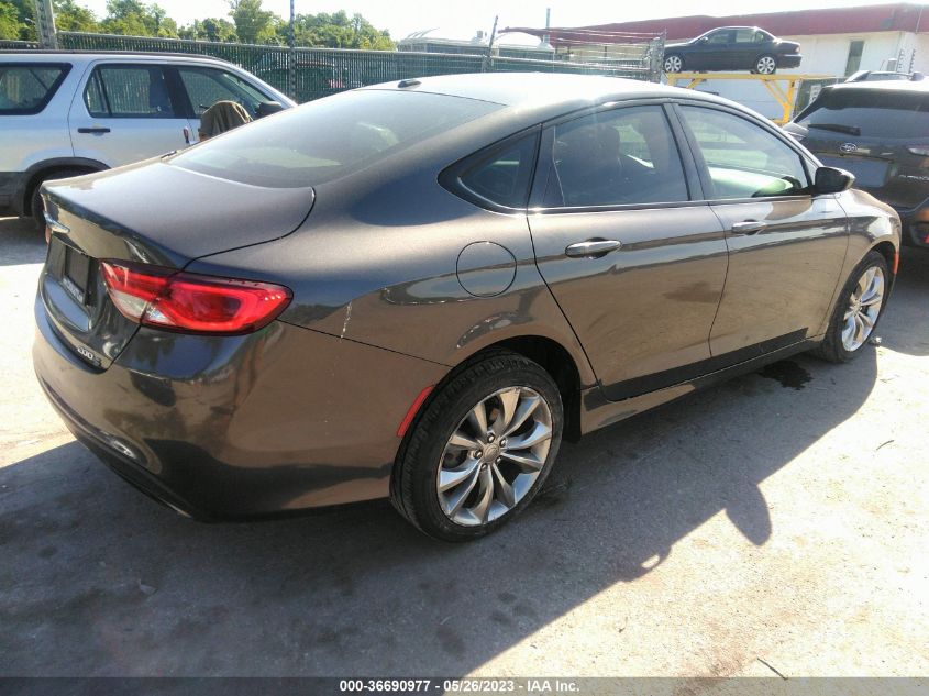 2015 CHRYSLER 200 S - 1C3CCCBB0FN629116