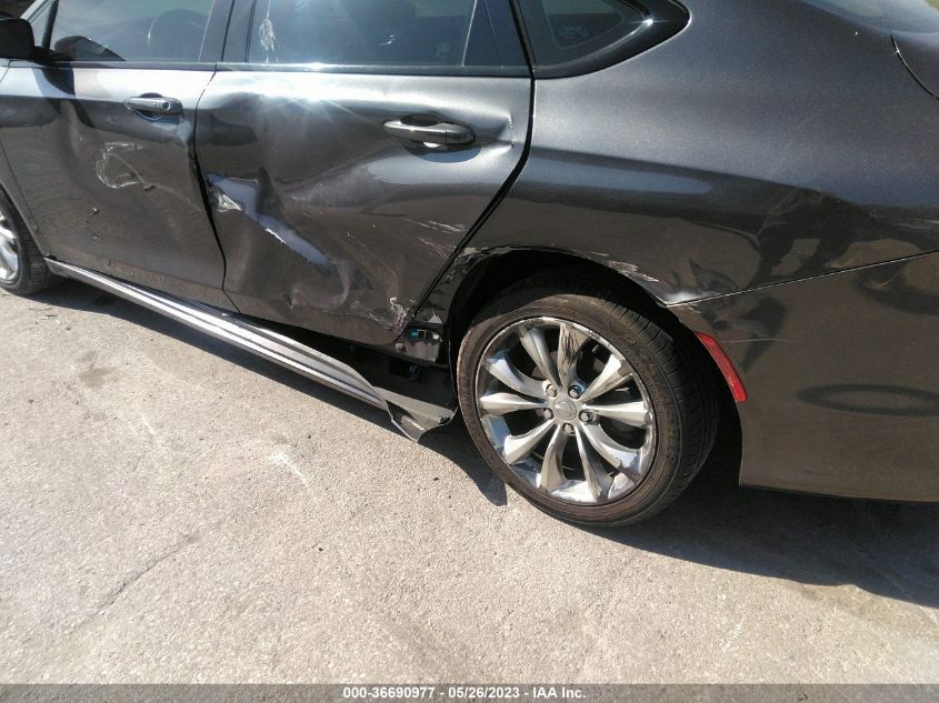 2015 CHRYSLER 200 S - 1C3CCCBB0FN629116