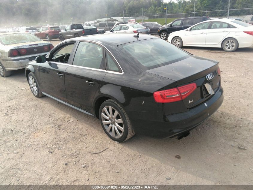 2015 AUDI A4 PREMIUM - WAUBFAFL9FN042898