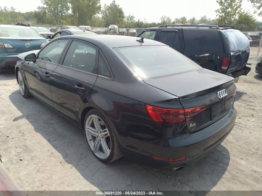 VIN WAUANAF46HN025437 2017 AUDI A4 PREMIUM