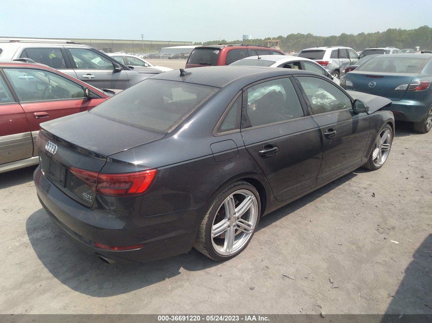 VIN WAUANAF46HN025437 2017 AUDI A4 PREMIUM