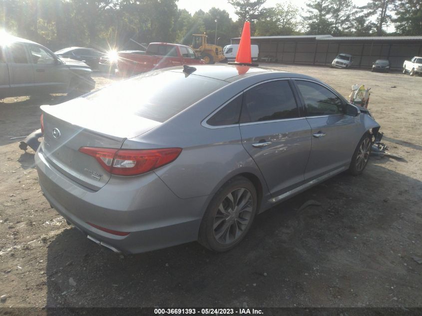 2015 HYUNDAI SONATA 2.0T LIMITED - 5NPE34AB0FH144664