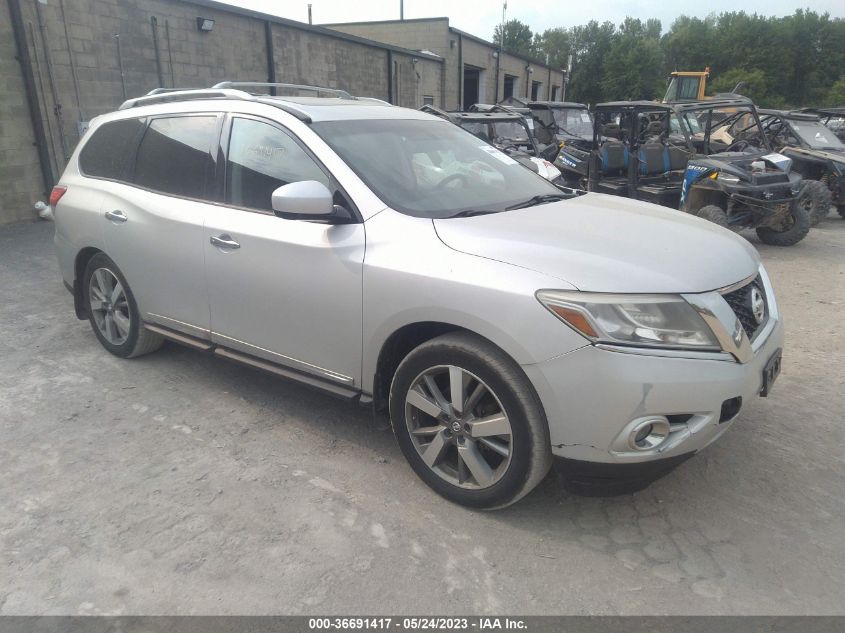 2013 NISSAN PATHFINDER PLATINUM - 5N1AR2MM1DC615465