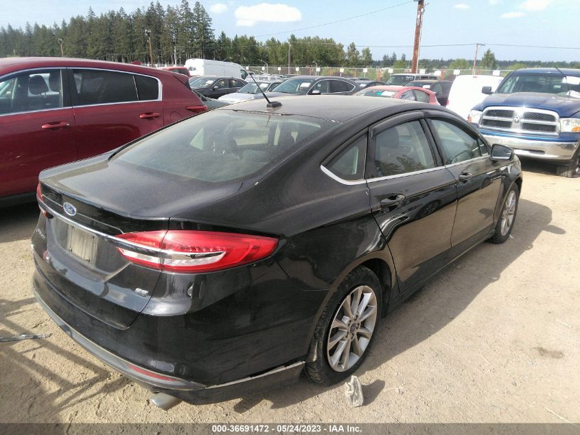 2017 FORD FUSION SE - 3FA6P0H70HR183327