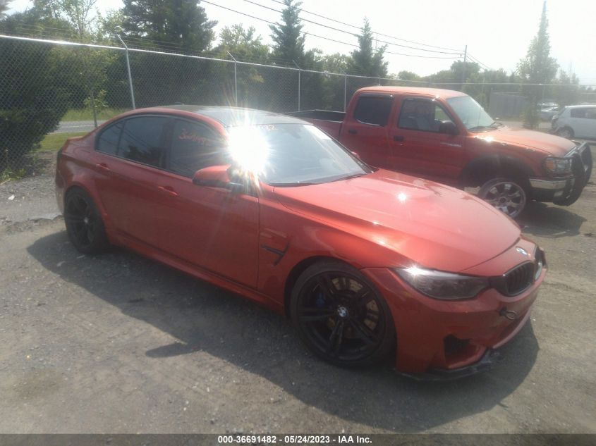 2016 BMW M3 - WBS8M9C59G5D30649