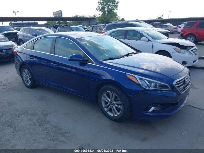 2015 HYUNDAI SONATA 2.4L SE - 5NPE24AFXFH145309